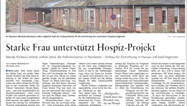 Artikel Rhein-Lahn Zeitung 08.03.2019