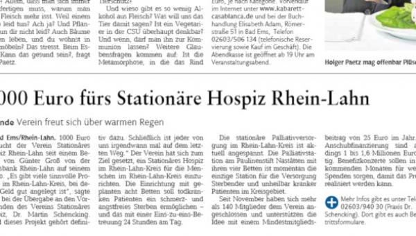 Artikel Rhein-Lahn Zeitung 16.03.2017